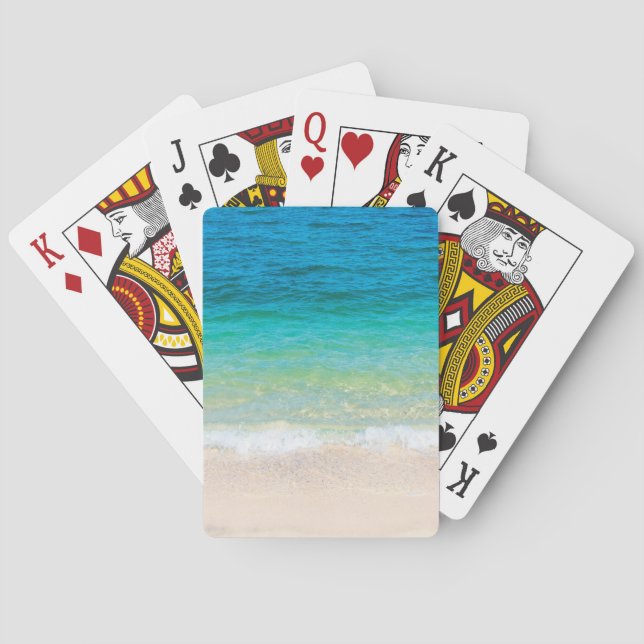 Angenehmer Strand Spielkarten (Rückseite)