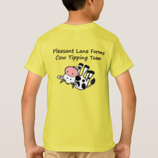 Angenehmer Weg bewirtschaftet die Kuh, die Team T-Shirt