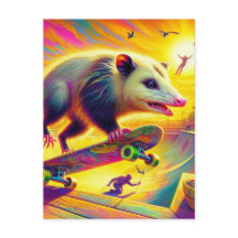 Angenehmes Possum Skateboarding