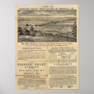 Angenehmes Tal, Kalifornien Poster
