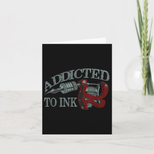 Angenommen, sich zu dunklen Tattoo-Künstler Inking Karte