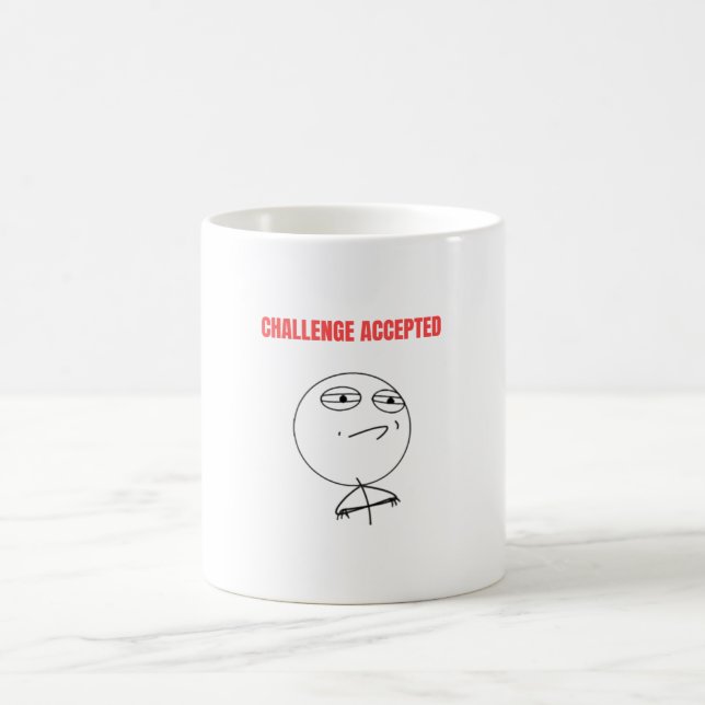 Angenommene Herausforderung Kaffeetasse (Mittel)