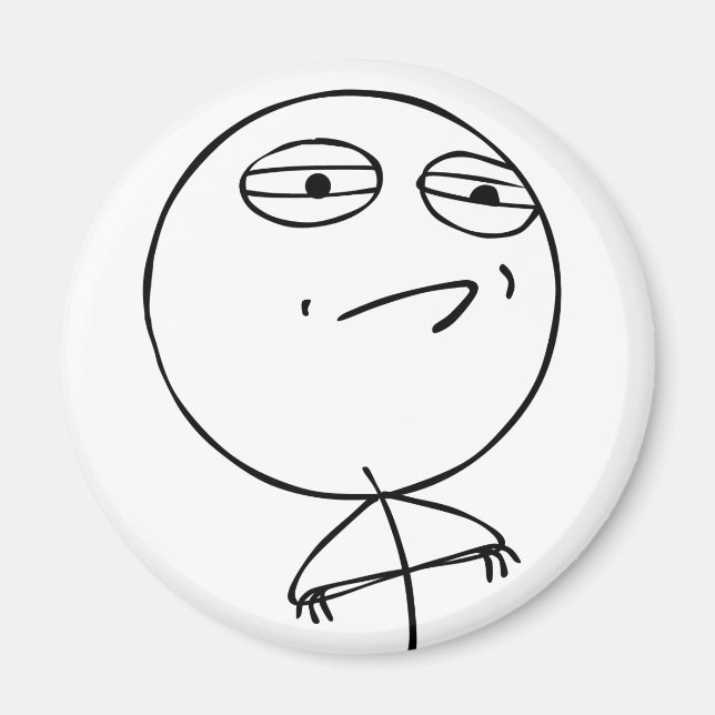 Angenommene Herausforderung - Magnet (nur Bild) (Vorne)