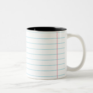 ANGEORDNETE LINES PAPIERTasse Zweifarbige Tasse