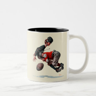 Angepackt Zweifarbige Tasse