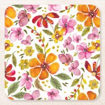 Angepasst Endlich Wasserfarben Floral