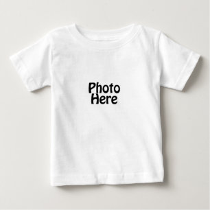 Angepasst mit Ihrem bevorzugten Foto Baby T-shirt