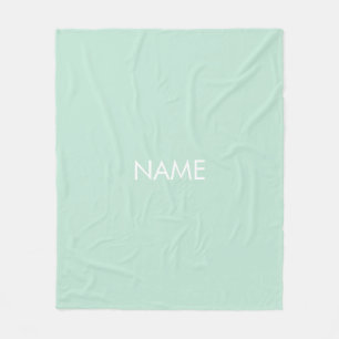 Angepasst mit Namen, Text minimalistisch Meeresfr Fleecedecke