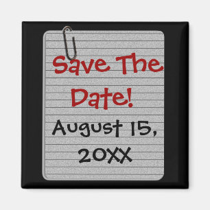 Angepasst Save the Date! Magnet