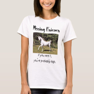 (ANGEPASST) "VERMISSTER UNICORN-" BABY - T-Shirt