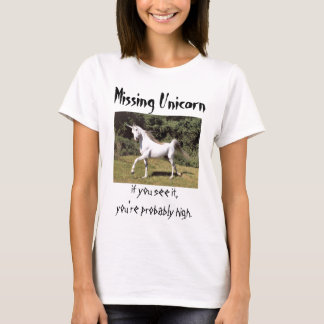 (ANGEPASST) "VERMISSTER UNICORN-" BABY - T-Shirt