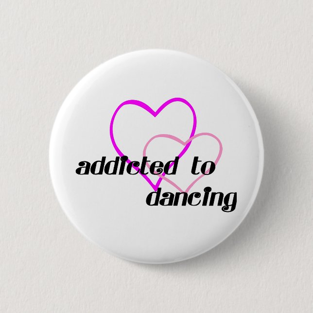 Angepasst zu tanzenden T - Shirt und Geschenken. Button (Vorderseite)