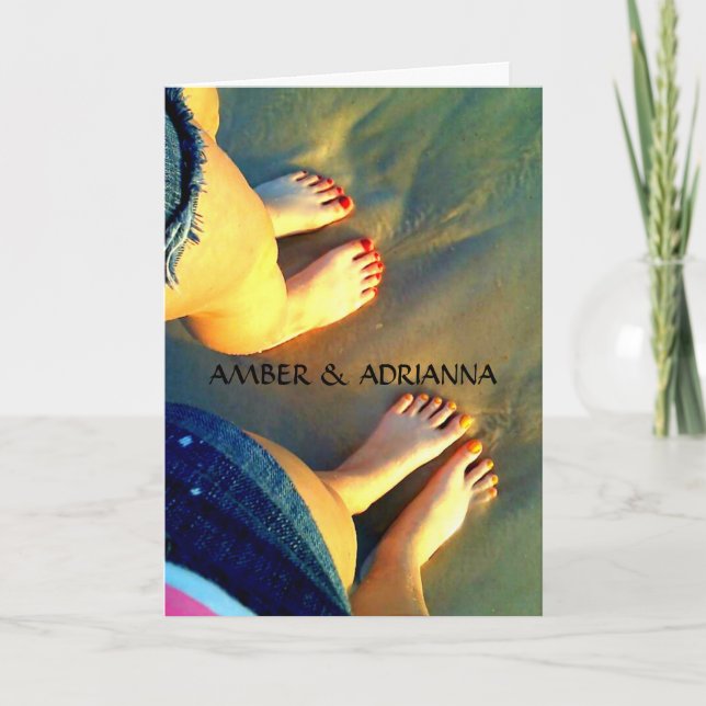 Angepasste beste Freunde für immer Karte (Vorderseite)