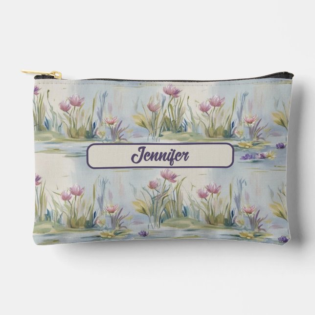 Angepasste beste Mama je botanische Wasserfarbe Zubehörtasche (Vorderseite)