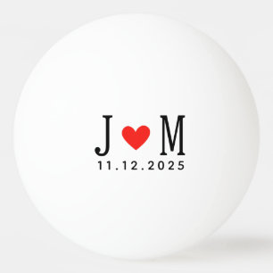 Angepasste Ehe Ehepaar Name Datum Rote Liebe Tischtennisball