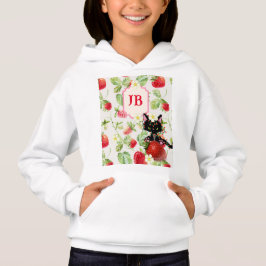Angepasste Erdbeere Mit Monogramm Hoodie