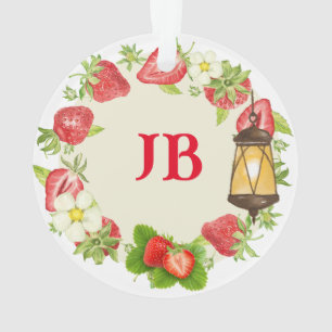 Angepasste Erdbeere Ornament