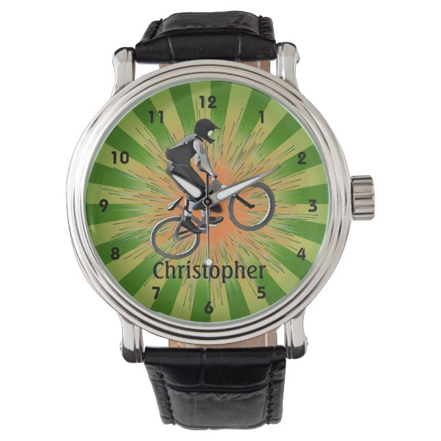 Angepasste Extreme Biker-Design-Uhr Armbanduhr (Vorderseite)
