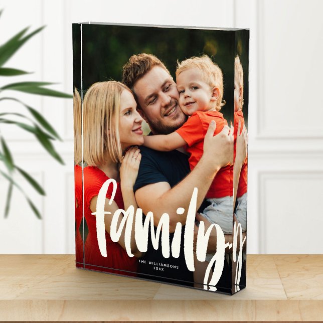 Angepasste Familie Modernes, feines, trendiges Skr Fotoblock (Von Creator hochgeladen)