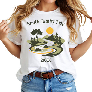Angepasste Familien-Wiedervereinigung-Roadtrip-Ber T-Shirt
