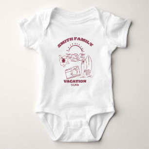 Angepasste Familienwiedervereinigungsferien Baby Strampler