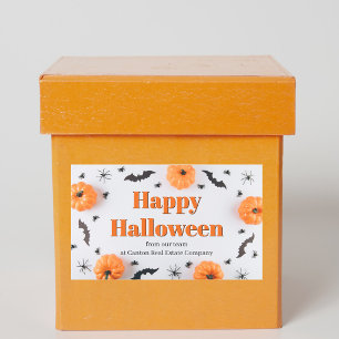 Angepasste Firmen-Halloween-Party Rechteckiger Aufkleber