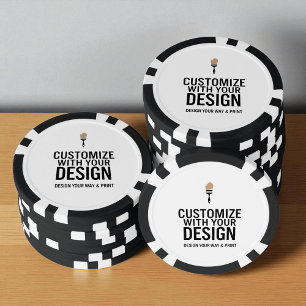 Angepasste Firmenmarke Individuell angepasst Pokerchips