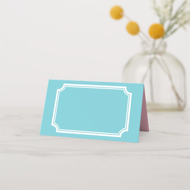 Angepasste gefaltete Platzkarten für den Hochzeits (Vorderseite)