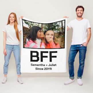 Angepasste moderne beste Freundin für immer beste  Fleecedecke
