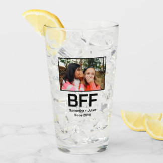 Angepasste moderne beste Freundin für immer beste  Glas
