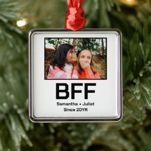 Angepasste moderne beste Freundin für immer beste  Ornament Aus Metall
