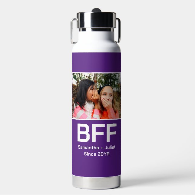 Angepasste moderne beste Freundin für immer beste  Trinkflasche (Vorderseite)