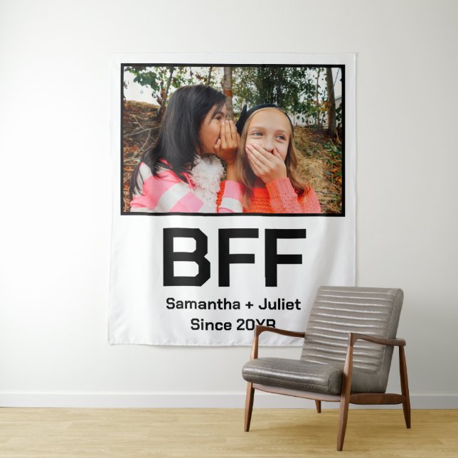 Angepasste moderne beste Freundin für immer beste  Wandteppich (Beispiel)