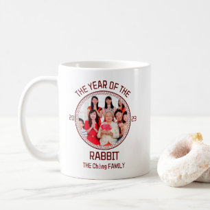Angepasste moderne Chinesische Neujahrsfamilie - F Kaffeetasse