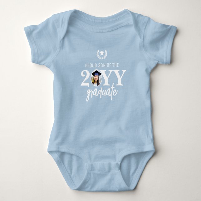 Angepasste moderne Proud-Familie des Absolventen Baby Strampler (Vorderseite)