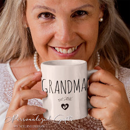 Angepasste neue Oma- oder Junge Mutter-Geschenke Kaffeetasse