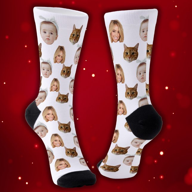Angepasste Niedliche Familienzimmer mit 3 Fotos Socken (Von Creator hochgeladen)