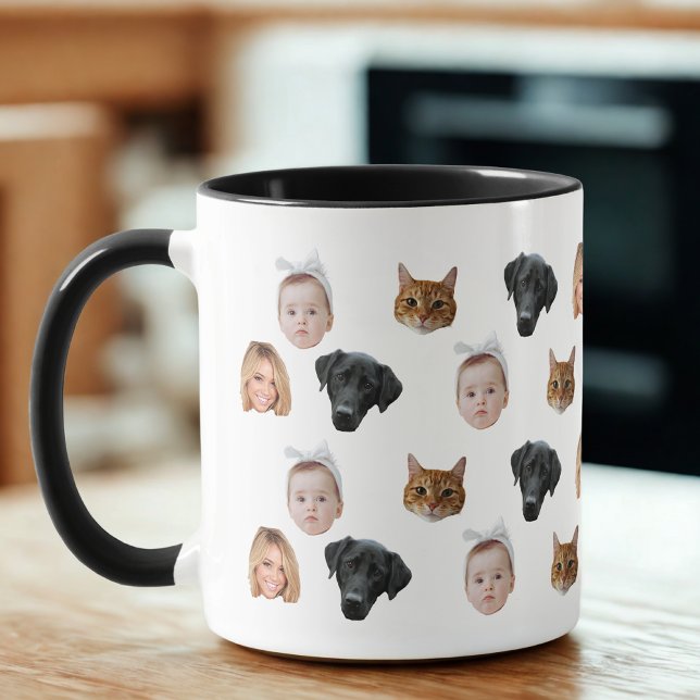 Angepasste Niedliche Familienzusammenführung mit 4 Tasse (Von Creator hochgeladen)