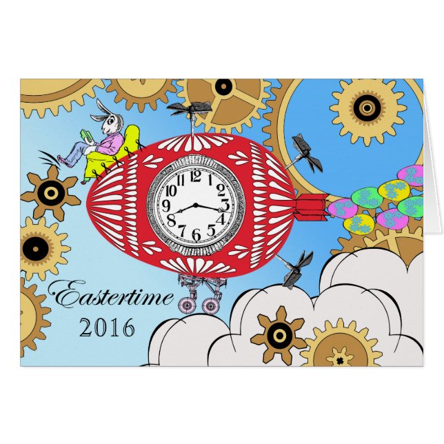 Angepasste Ostervorstufe, Datumsspezifisch, Steamp (Vorderseite (Horizontal))