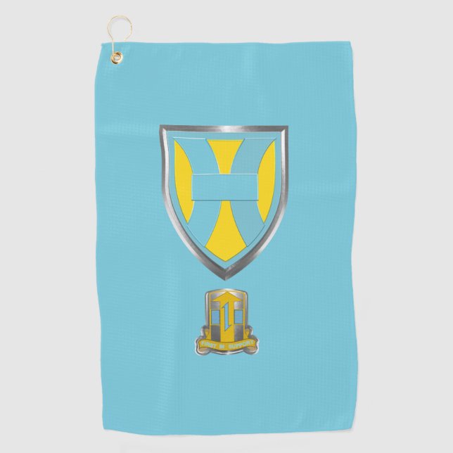 Angepasste Patchinsignien des 21. Theaterbefehls Golfhandtuch (Vorderseite)