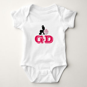 Angepasste Position des Netball-Players Baby Strampler
