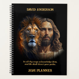Angepasste Schrift Glaubensplaner Jesus Löwe von J Planer
