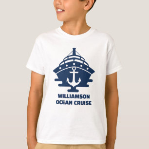 Angepasste Strandkreuzfahrt Nautical Anker Kinder T-Shirt