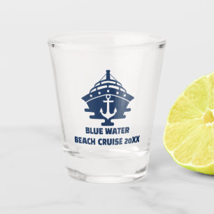 Angepasste Strandkreuzfahrt nautischer Anker Schnapsglas