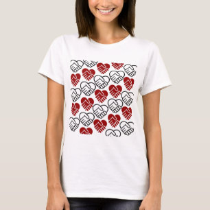 Angepasste T - SCC rot u. schwarz T-Shirt