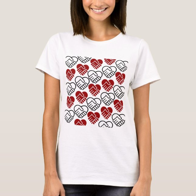 Angepasste T - SCC rot u. schwarz T-Shirt (Vorderseite)