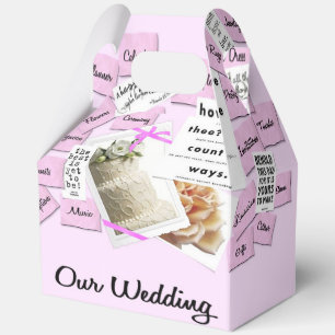 Angepasste unsere Hochzeiten & Jubiläumsdosen Geschenkschachtel