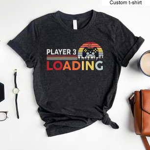 Angepasste Vintage Schwangerschaftsankündigung für T-Shirt