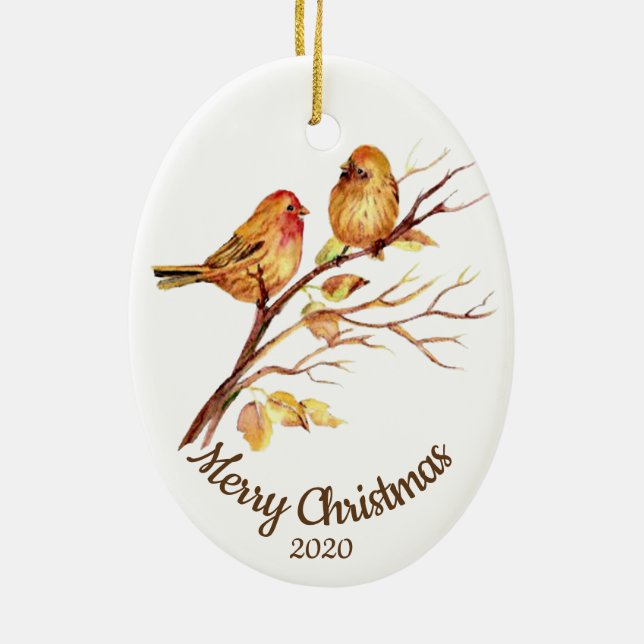 Angepasste Weihnachtsgeburten Keramikornament (Hinten)