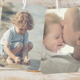 Angepasste zwei Foto Autolufterfrischer